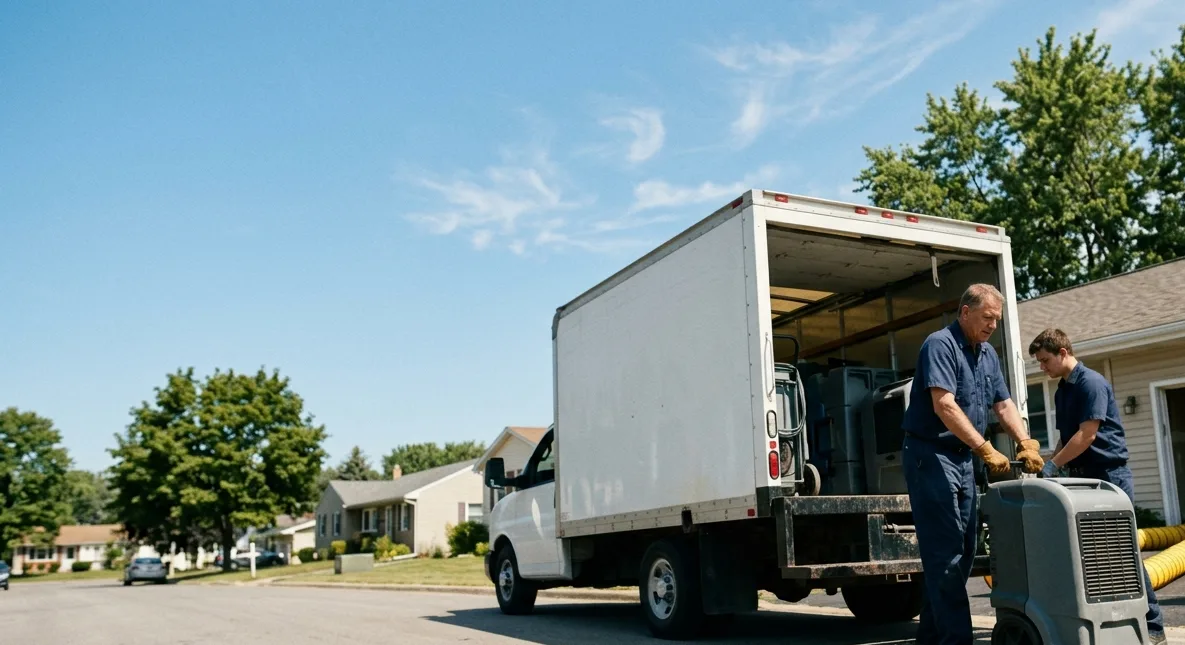 Water Damage Cleanup in Dedham, IA near me